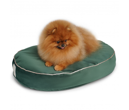 NEW- Soft & squashy Starfire's Luxury dark green oval bed