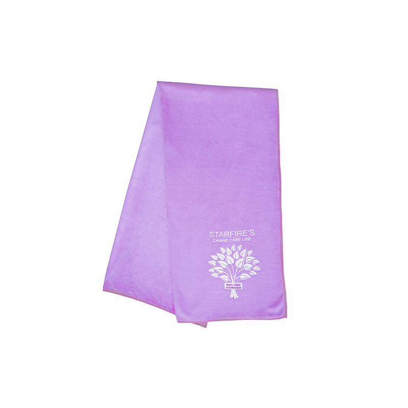 Big size violet microfiber towel