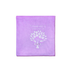 Big size violet microfiber towel