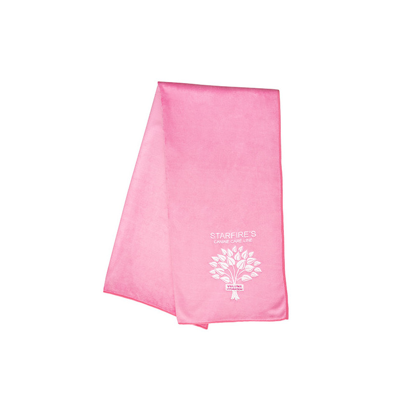 Big size pink microfiber towel