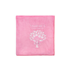 Big size pink microfiber towel