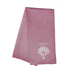 Big size ashen pink microfiber towel