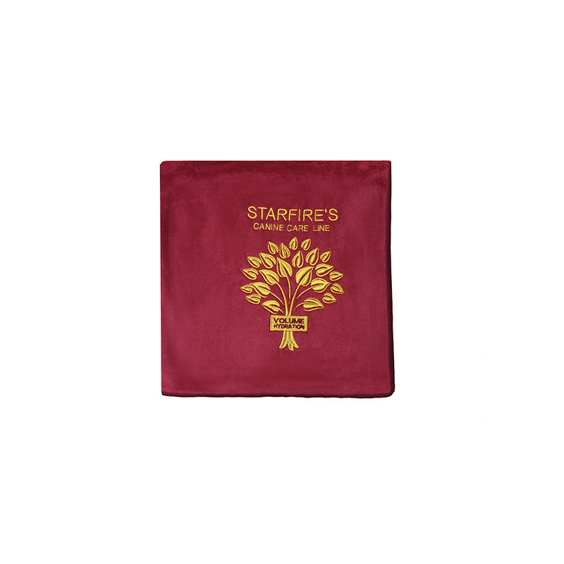 Big size burgundy microfiber towel