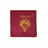 Big size burgundy microfiber towel