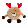 Zippypaws Holiday Brainey - Reindeer - Christmas Dog Toy